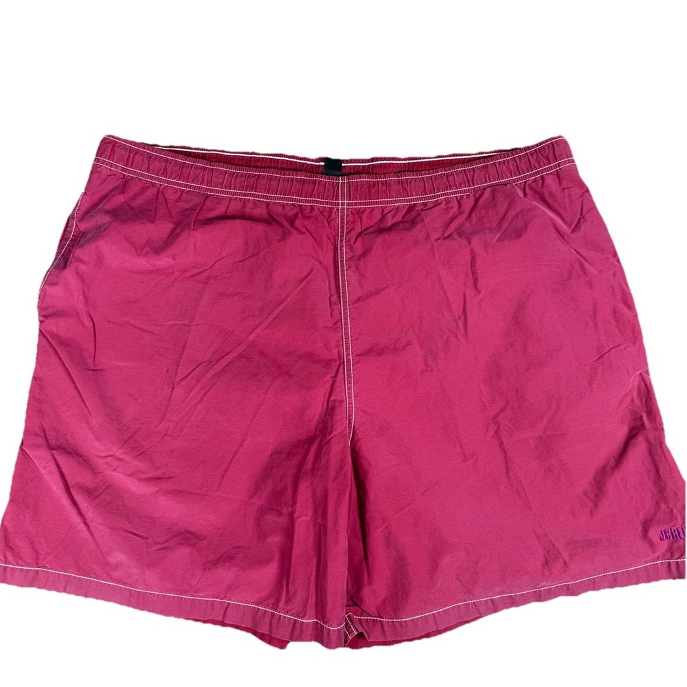 Vintage J Crew Sport Swim Trunks Mens XL Burgundy Y2K